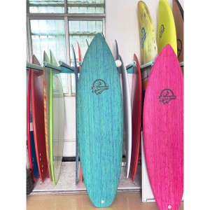 Full Wooden veneer Surfboards Resin tint Surfboards